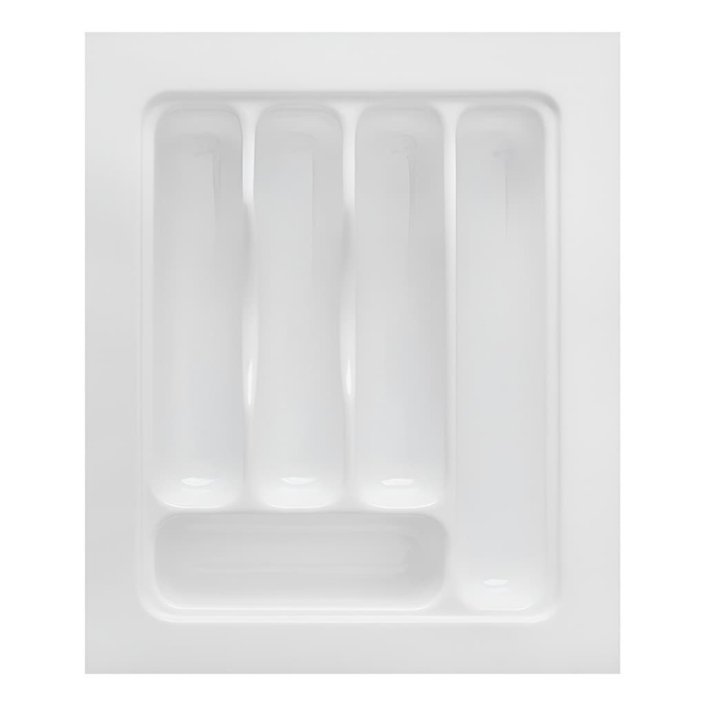 Organizador Divisor Gavetas Talher Utensílios Quarto Plástico Resistente Branco OG-69