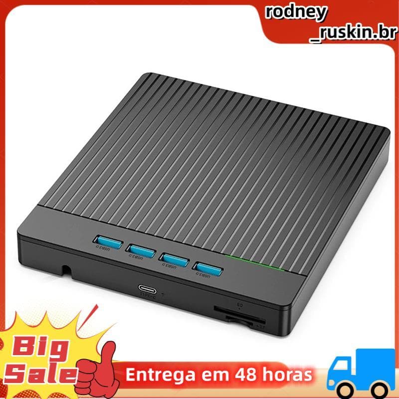Unidade Óptica Universal Do Driver De Disco Óptico Ultra Fino Da Externa CD DVD