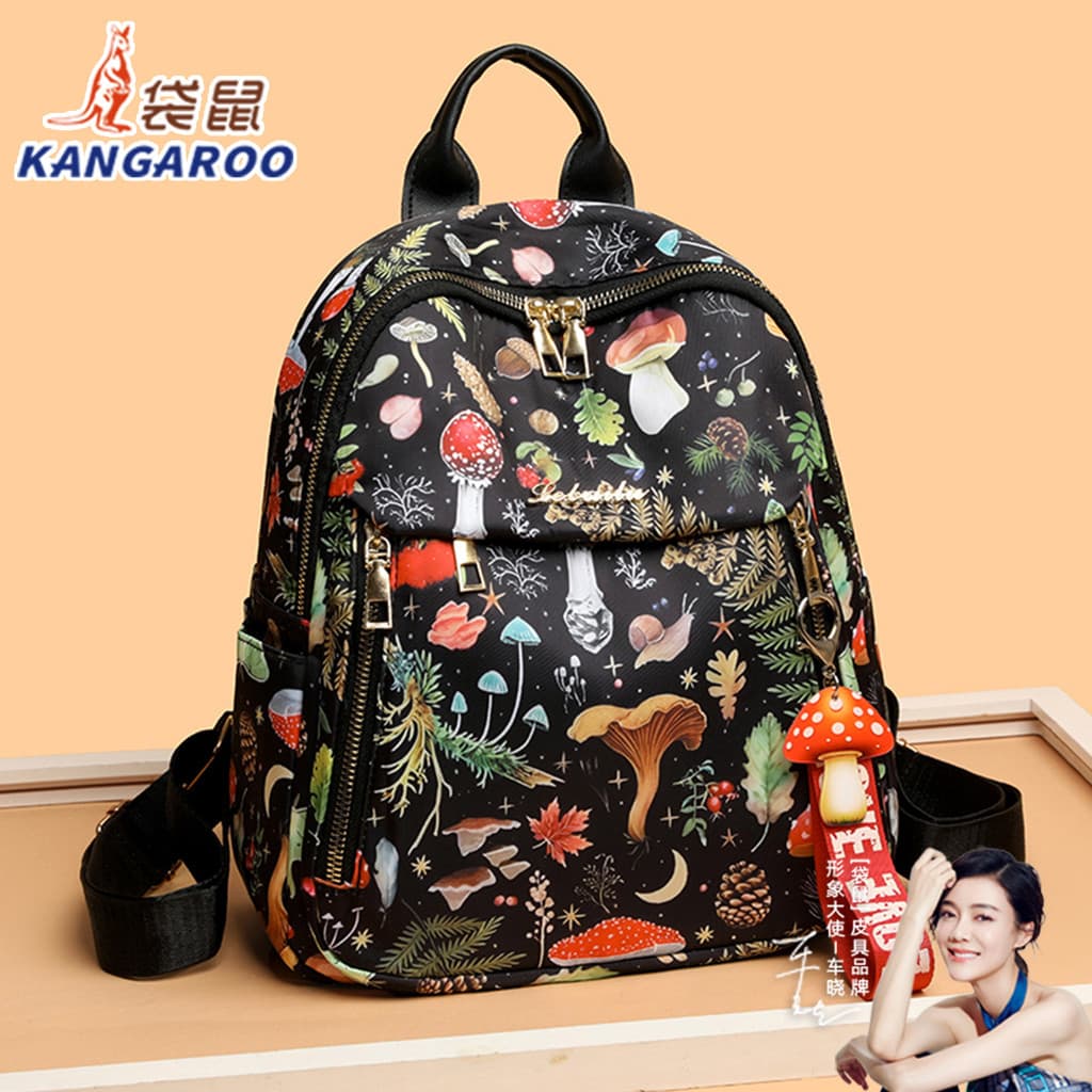 Canguru mãe de meia-idade passeio mochila feminina viagem leve grande capacidade resistente ao desgaste mochila Casual p