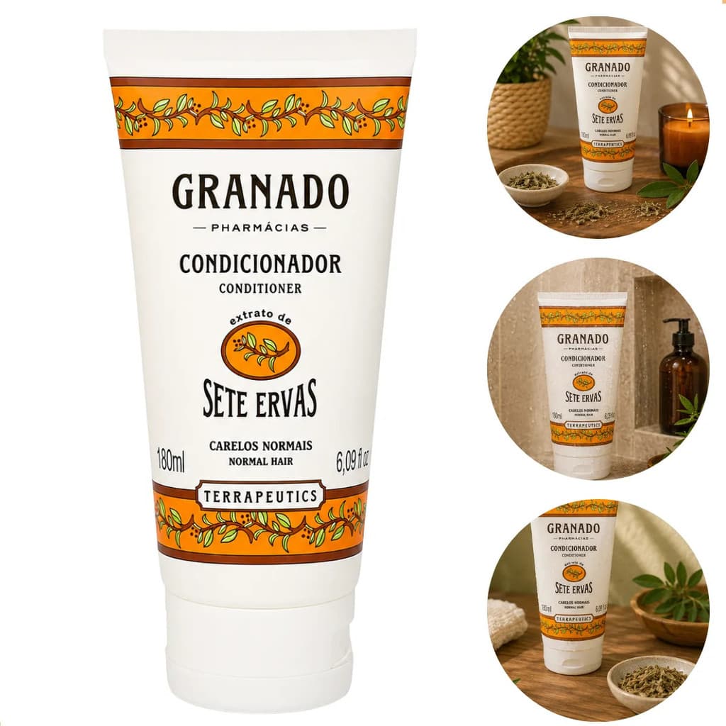 Condicionador Granado Sete Ervas 180ml Cabelos Resistência e Brilho