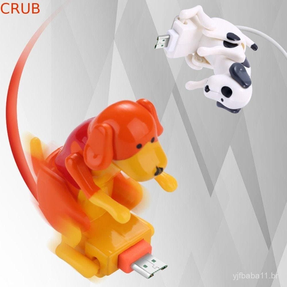 Cabo de Carregamento Tipo-C USB - Brinquedo Divertido para Alívio de Estresse "Cão Andando"