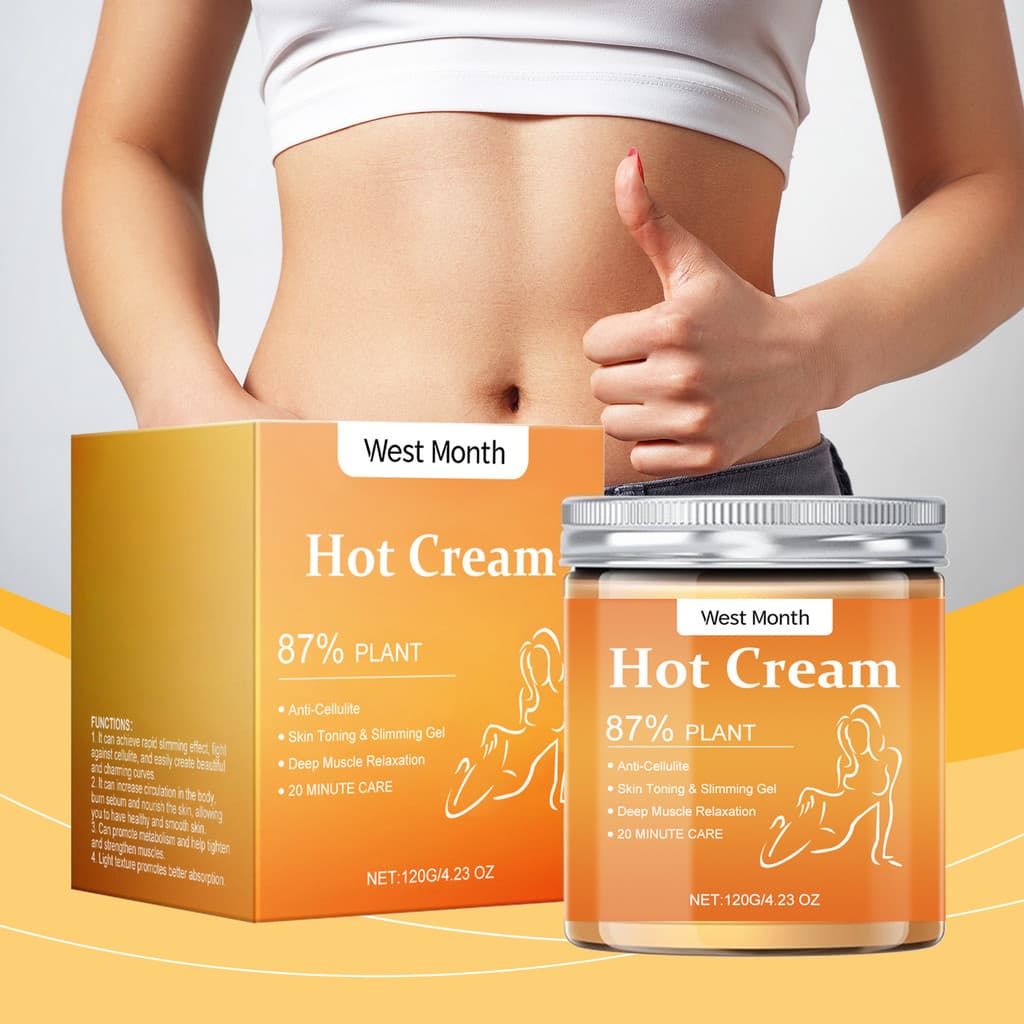 West Month Creme de Cuidados Corporais Hidratante para a Pele Massagem Cuidados com o Braço Creme Leve para Cuidados Cor