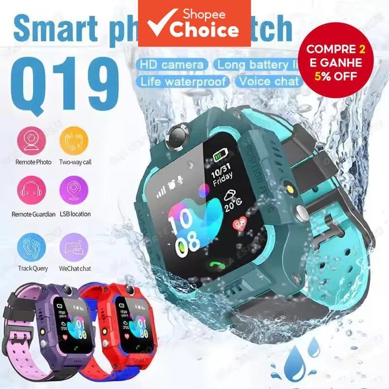 Relógio Inteligente Infantil 2024 Novo Sim Card Smartwatch Para Crianças Chamada Sos Câmera Chat De Voz Menino Menina