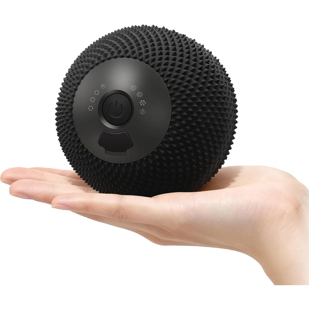 Bola de Massagem Vibratória com Aquecimento, 7 Modos e Função de Memória para Liberação Miofascial, Terapia de Tecidos P