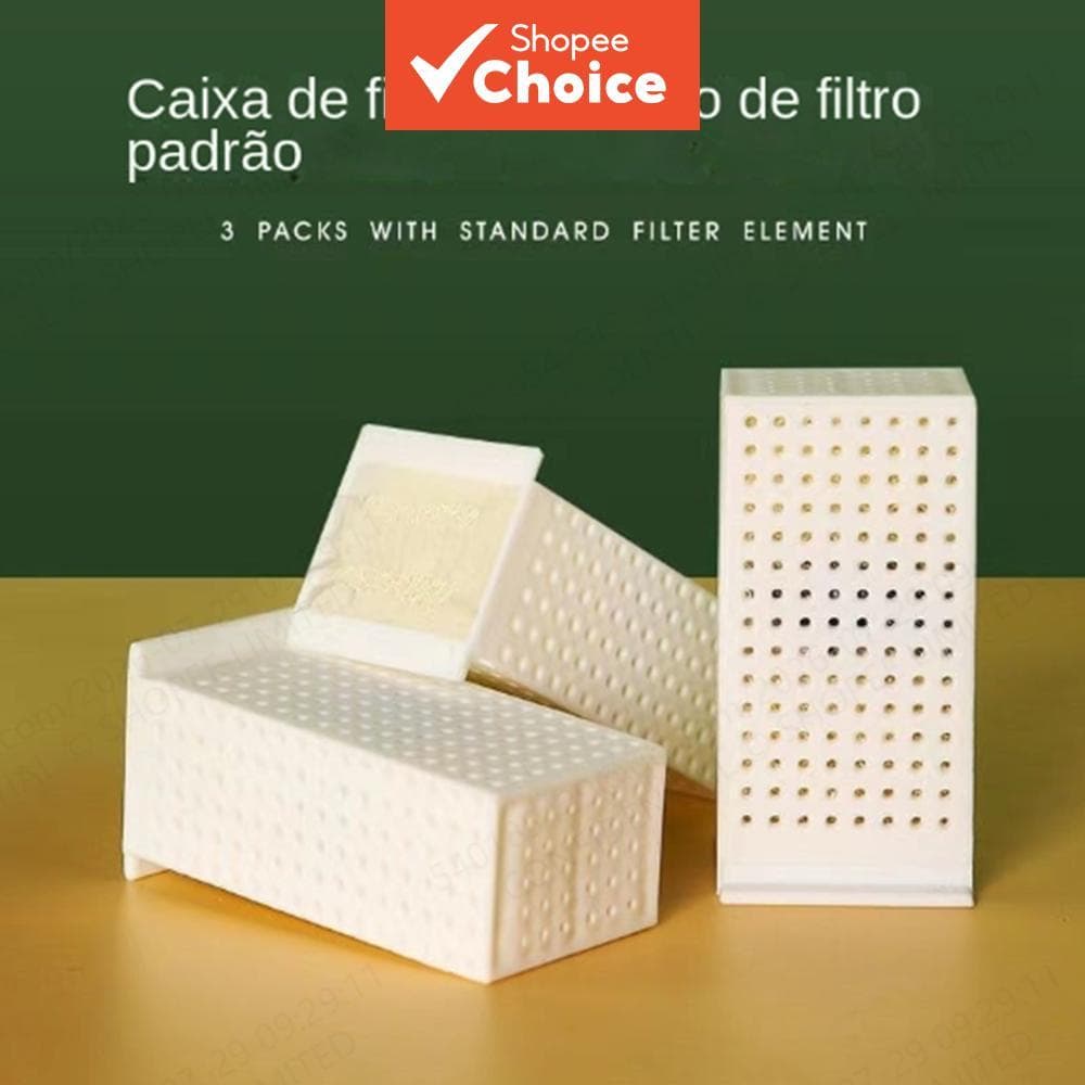 Caixa de filtro de reposição para fonte de água automática para gatos