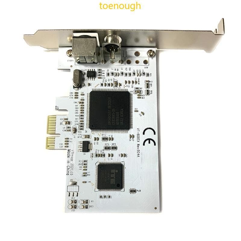 Placa Expansão PCIE Transparente Toe 640x480 Captura Vídeo Para Vigilâncias E Imagem