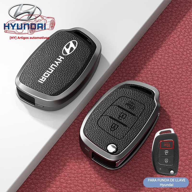 Capa para Chave de Carro Hyundai Compatível com HB20/HB20S/Azera/ix35/HB20X, Chaveiro de TPU RPZY