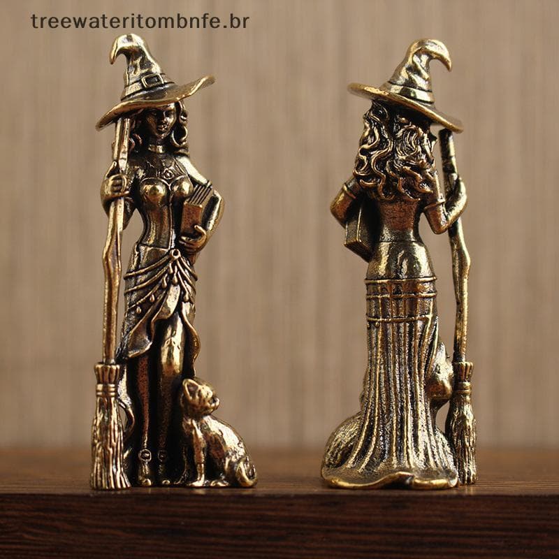 Ornamento De Bruxa Lua Mágica , Decoração De Casa , Sala De Estar/Entrada , Móveis Para Estátua De Feiticeiro
