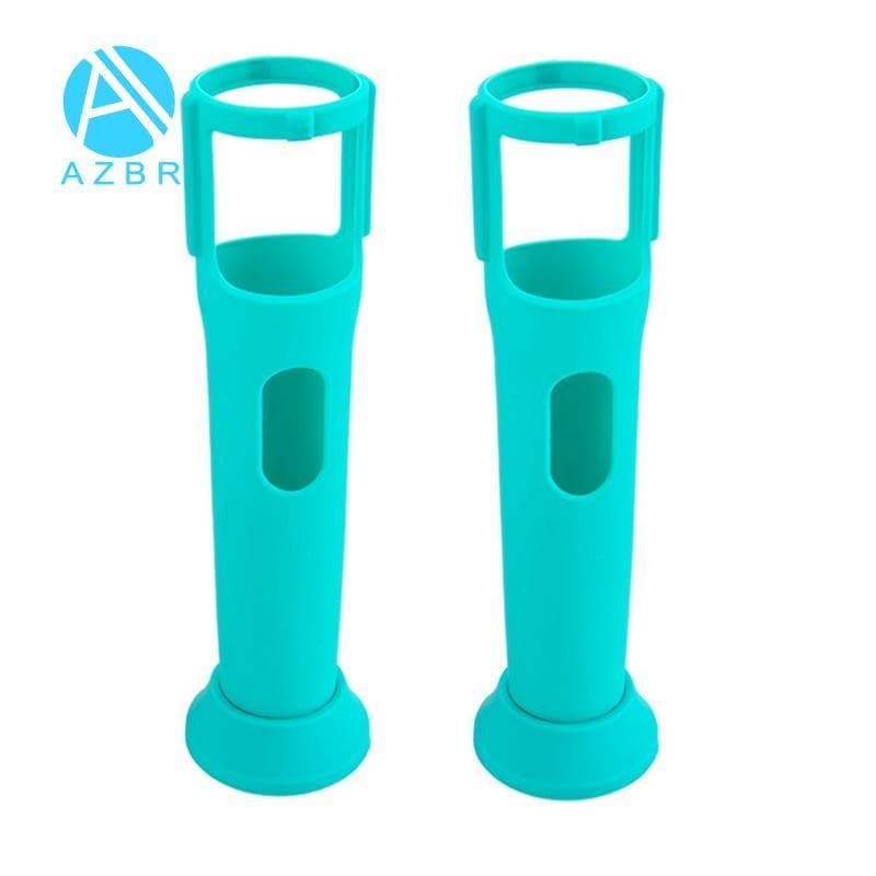 2 Pçs Caso De Silicone Para PartyBox Microfone Sem Fio Anti-Rolamento Protetor Com Base
