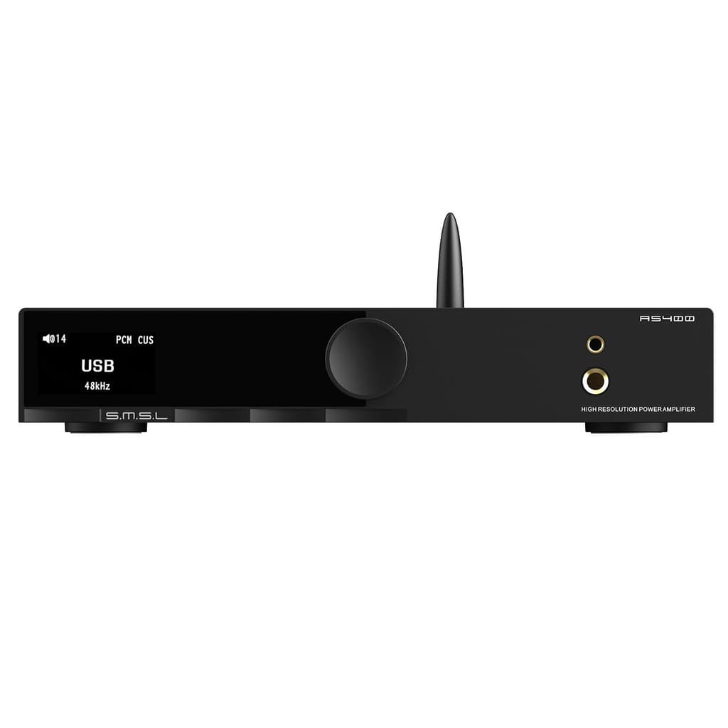 Amplificador De Potência SMSL AS400 , Decodificador De Áudio Hi-Fi De Alta De 165 W , Fono MM De Baixo Ruído Integrado