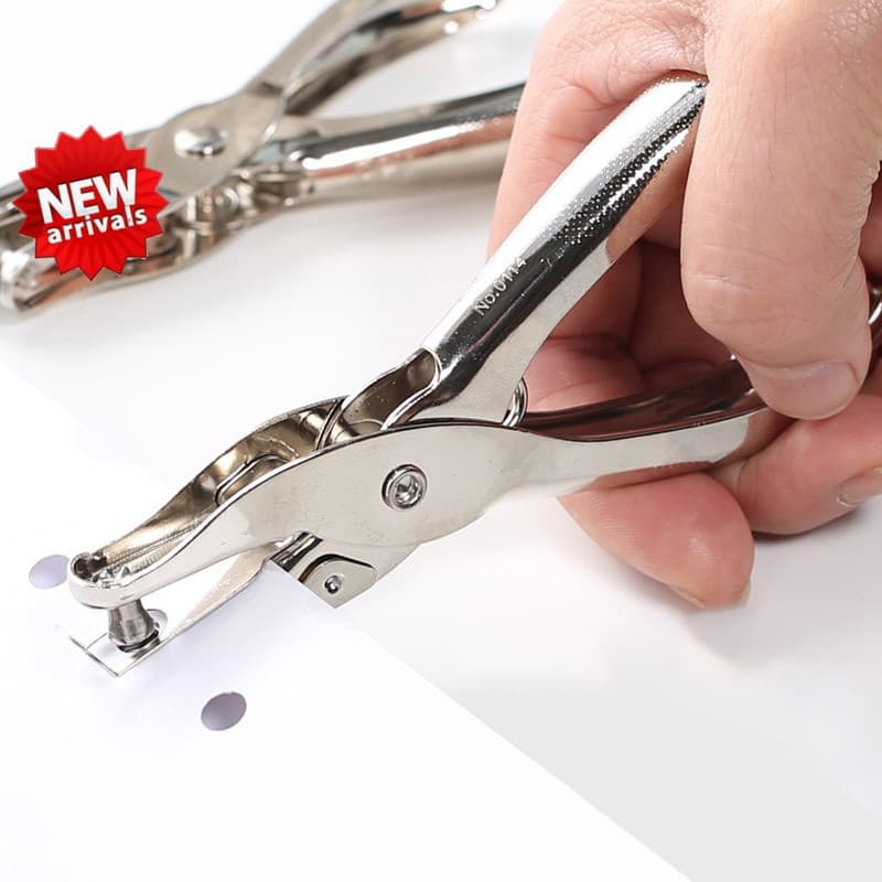 < YP > 1 Peça Alicate Perfurador De Diâmetro De Poros De Metal Furo Único Mão Papel Scrapbooking Perfuradores 1 8 Página