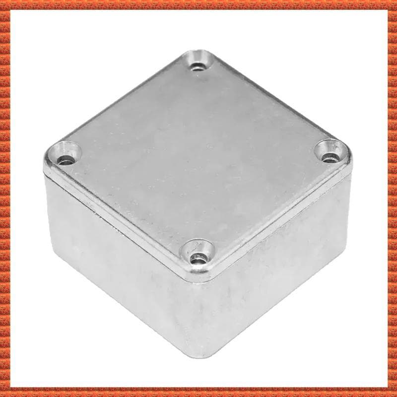(Zac) 10 Pcs 1590LB Gabinete Para Pedal De Efeito De Guitarra Diecast Metal Alumínio Stomp Box 1.99 X 1.22 Polegadas
