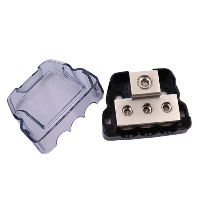[B & H] Distribuição De Energia De Áudio Para Carro Blo Fio De 3 Vias Medidor 1x0 AWG In , 3x 4 Gauge Out Se Encaixa Veí