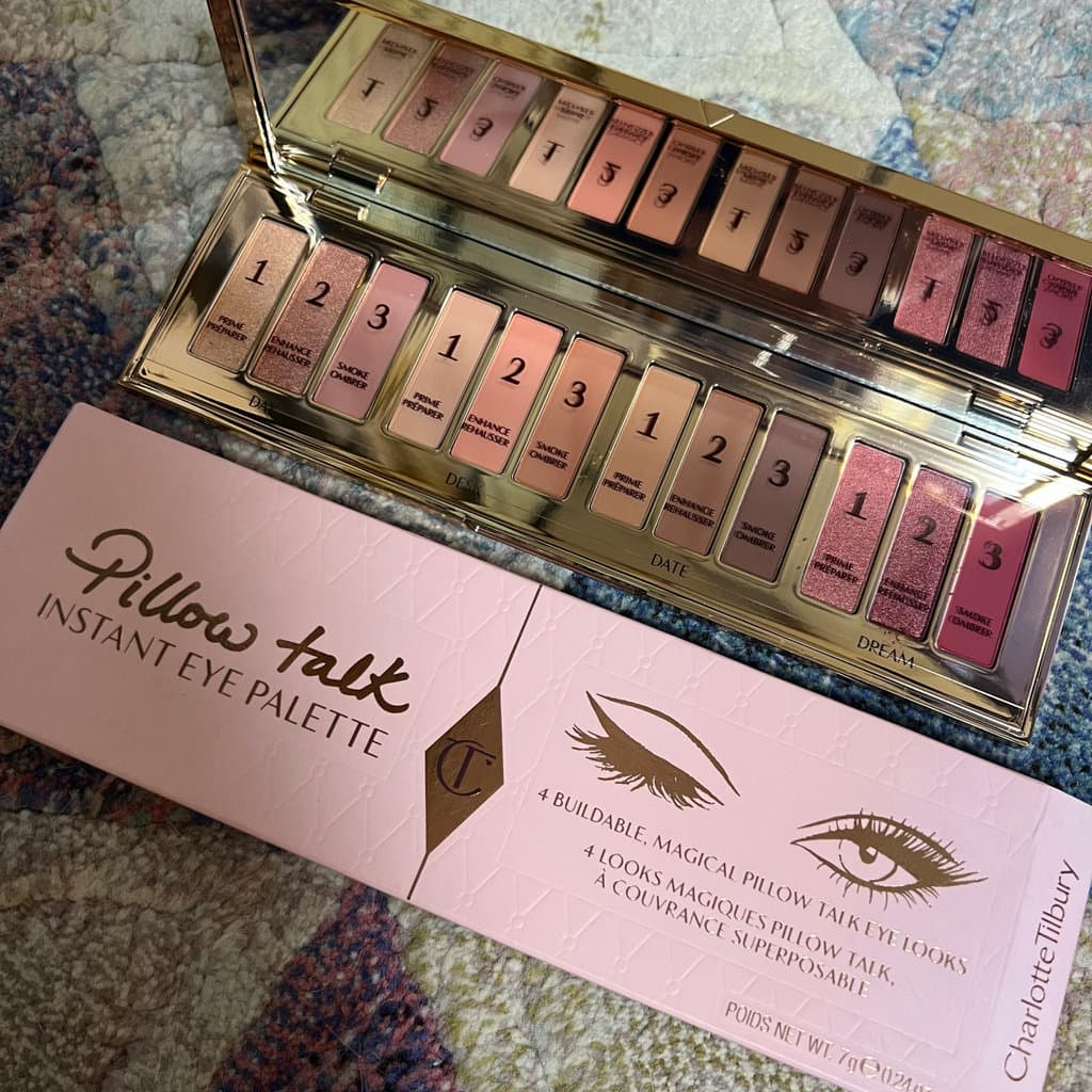 Paleta De Sombras Charlotte Tilbury CT 12 Cores Pillow Talk