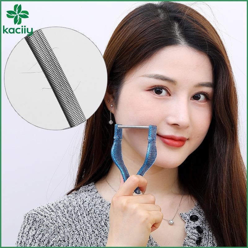 KC 1 Pcs Removedor De Pêlos Faciais Manual Remoção Para Mulheres Depilador Facial Acessórios Ferramentas De Maquiagem