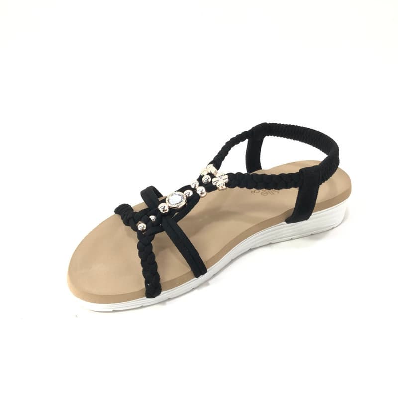 Sandálias femininas estilo étnico sapatos femininos Super macios passeio praia sandálias boêmias