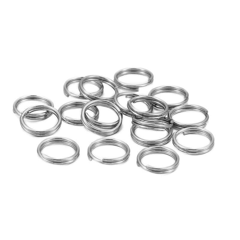 Acessórios de jóias DIY anel duplo conexão anel de ferro anel de ferro Material artesanal anel duplo pequeno anel de fer