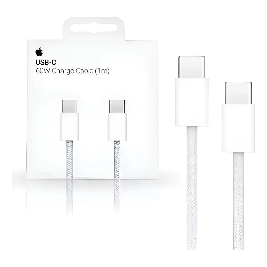 Cabo Carregador iPhone 15 16 17 Apple Usb-c Branco