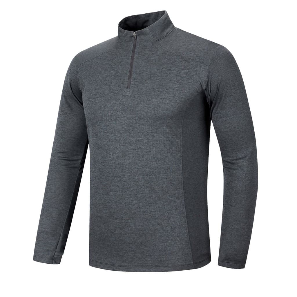 Artesão Yi Mingzuo esportes topo de secagem rápida manga comprida absorvente de umidade respirável masculino correndo Fi