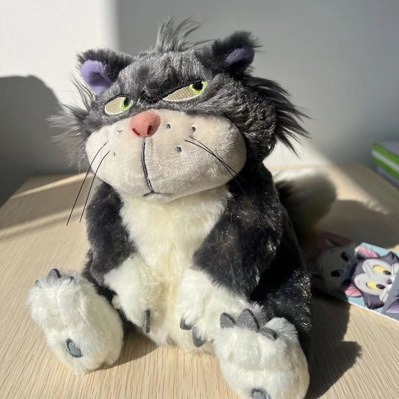 60 cm Brinquedo de Pelúcia Gato Lúcifer Engralacado Brinquedo de Pelúcia Gato Mau Presente de Aniversário para Meninas