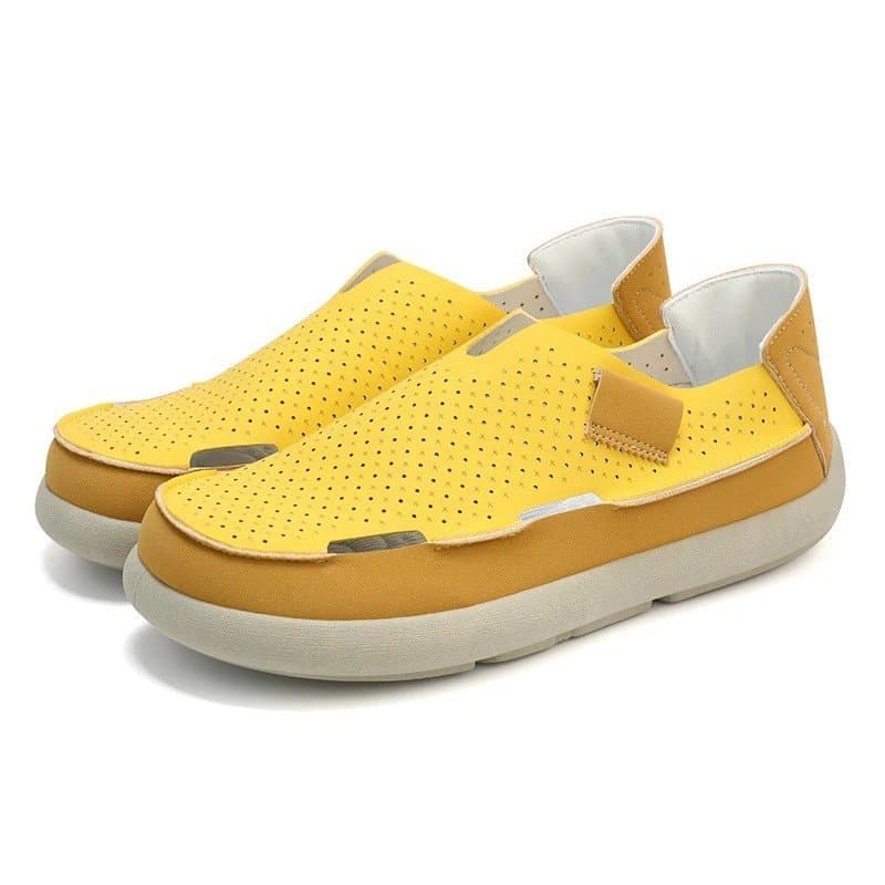 Sapatos Masculinos Slip On, Respiráveis, de Couro, Antiderrapantes, Mocassins Casuais, Zapatos Hombre, Tenis Masculino 3