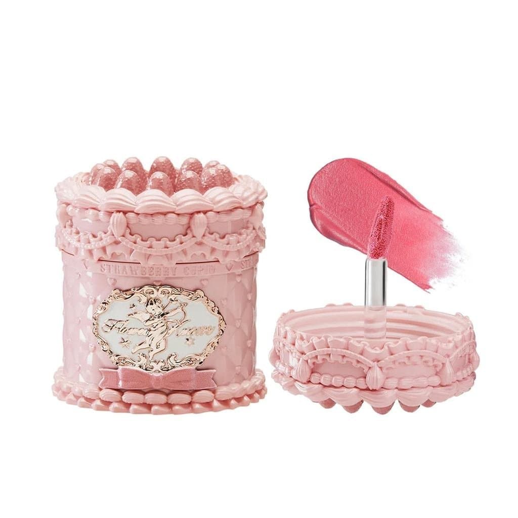 Flower Knows Strawberry Cupid Cake Lip Cream, Rosa Brilhante T9JR