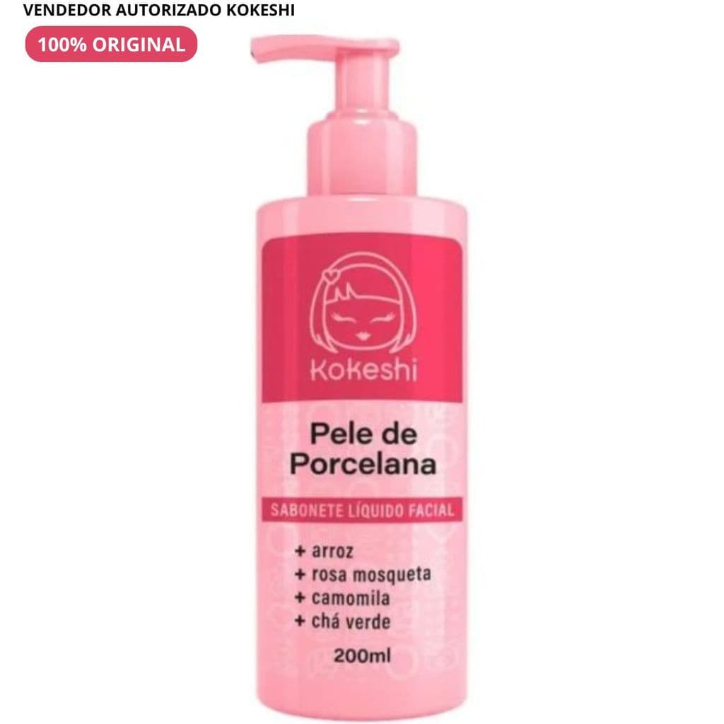 Sabonete Líquido Facial Pele de Porcelana Kokeshi 200ml