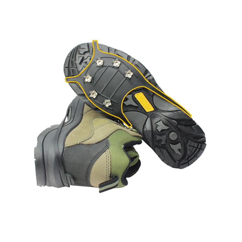 Capa de sapato antiderrapante cãibras seis dentes montanhismo ao ar livre captura de gelo equipamento de escalada de nev