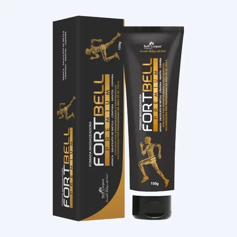 Pomada Massageadora Fortbell Premium 150g - Bell Corpus Cosméticos