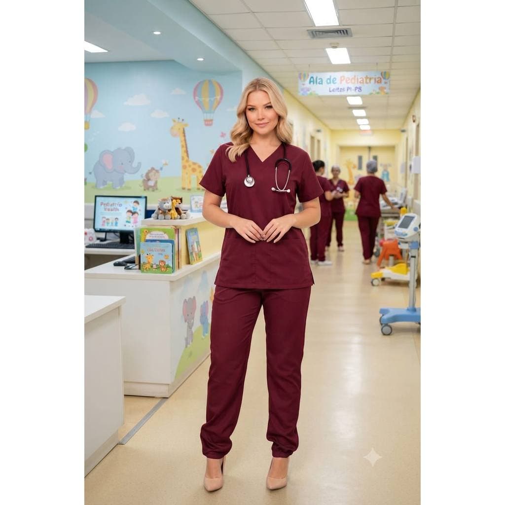 Pijama Cirúrgico Feminino Scrub Hospitalar Unissex enfermagem medico e estetica