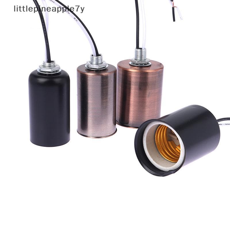 Pequeno Suporte De Lâmpada De Parafuso De Cerâmica E27 E14 Para Lâmpadas De Filamento LED , Fácil De Instalar [COD]