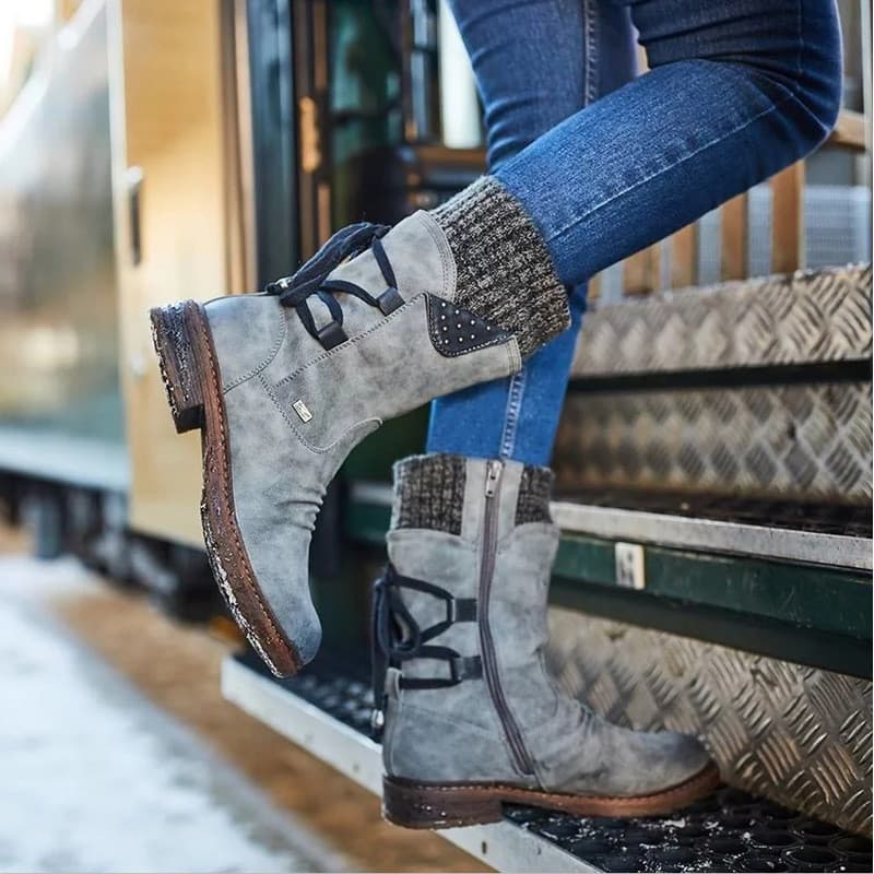 Sapatos femininos 2019 inverno novo estilo sapatos femininos tamanho grande botas femininas botas curtas de venda quente