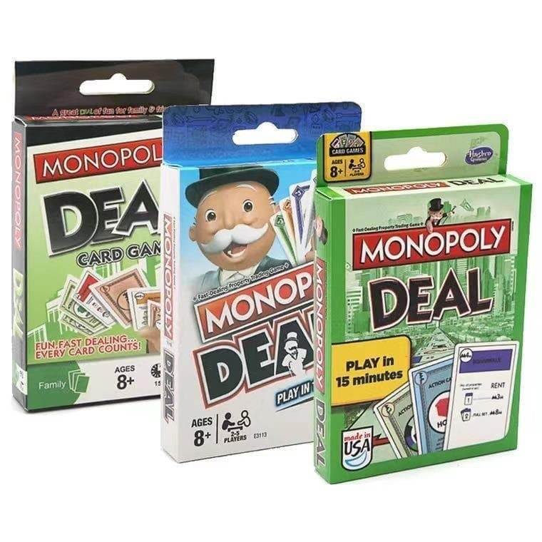 Jogo de Tabuleiro Monopoly/Jogo de Cartas de Negociação de Propriedades/Edição de Cartas do Jogo de Tabuleiro Monopoly--