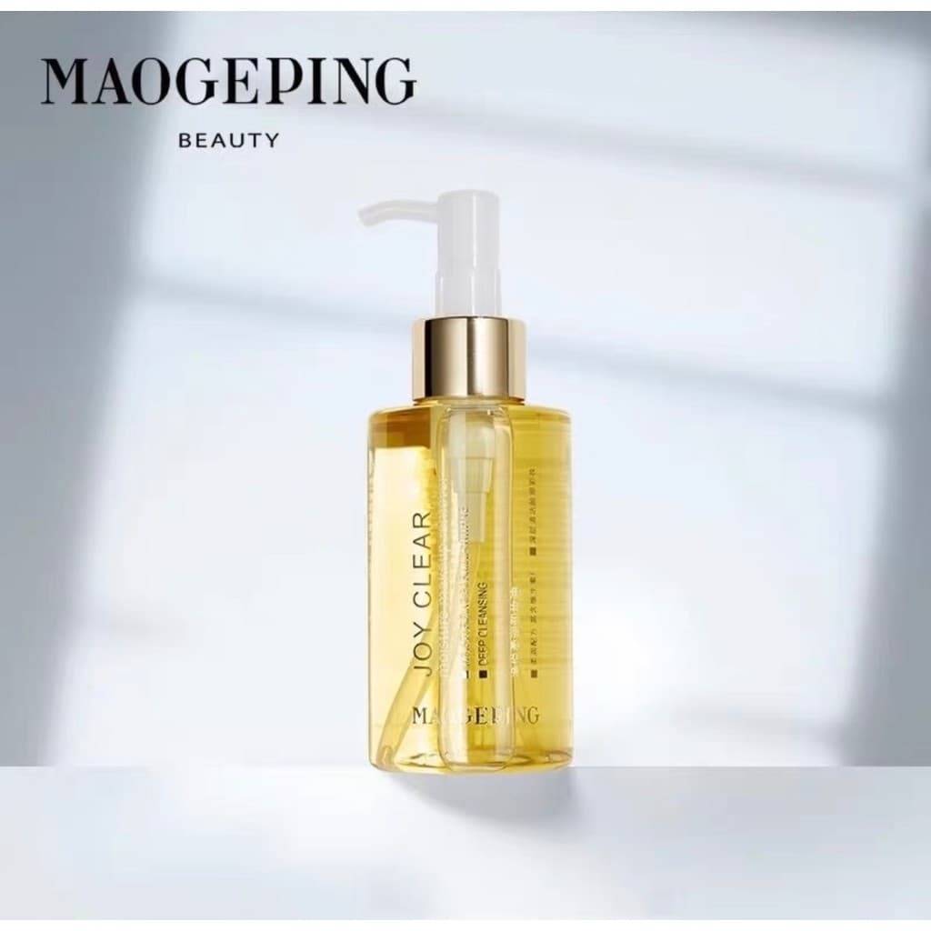 Mao Geping Limpeza Óleo de Limpeza Transparente Suave Não Irritação Limpeza Profunda Removedor de Maquiagem Oleoso Gross