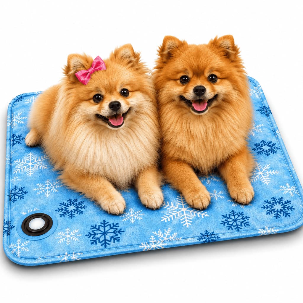 Tapete Pet Refrescante Gelado 50x60cm Para Cachorro E Gato Cão Cama Gelada Colchonete Para Pet Cães Gatos Uso Doméstico