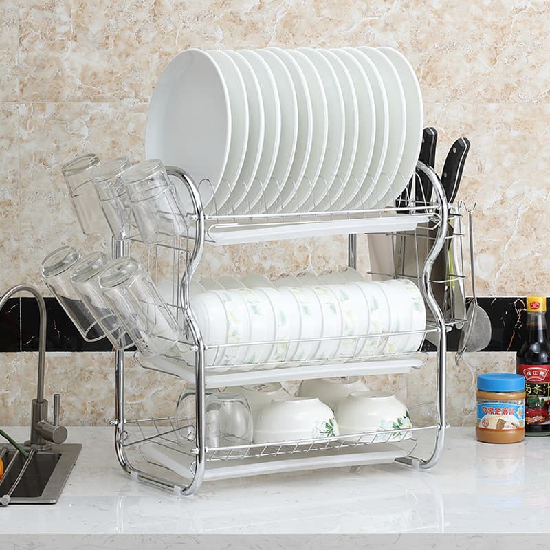Pratos de cozinha Talheres Rack de armazenamento de talheres