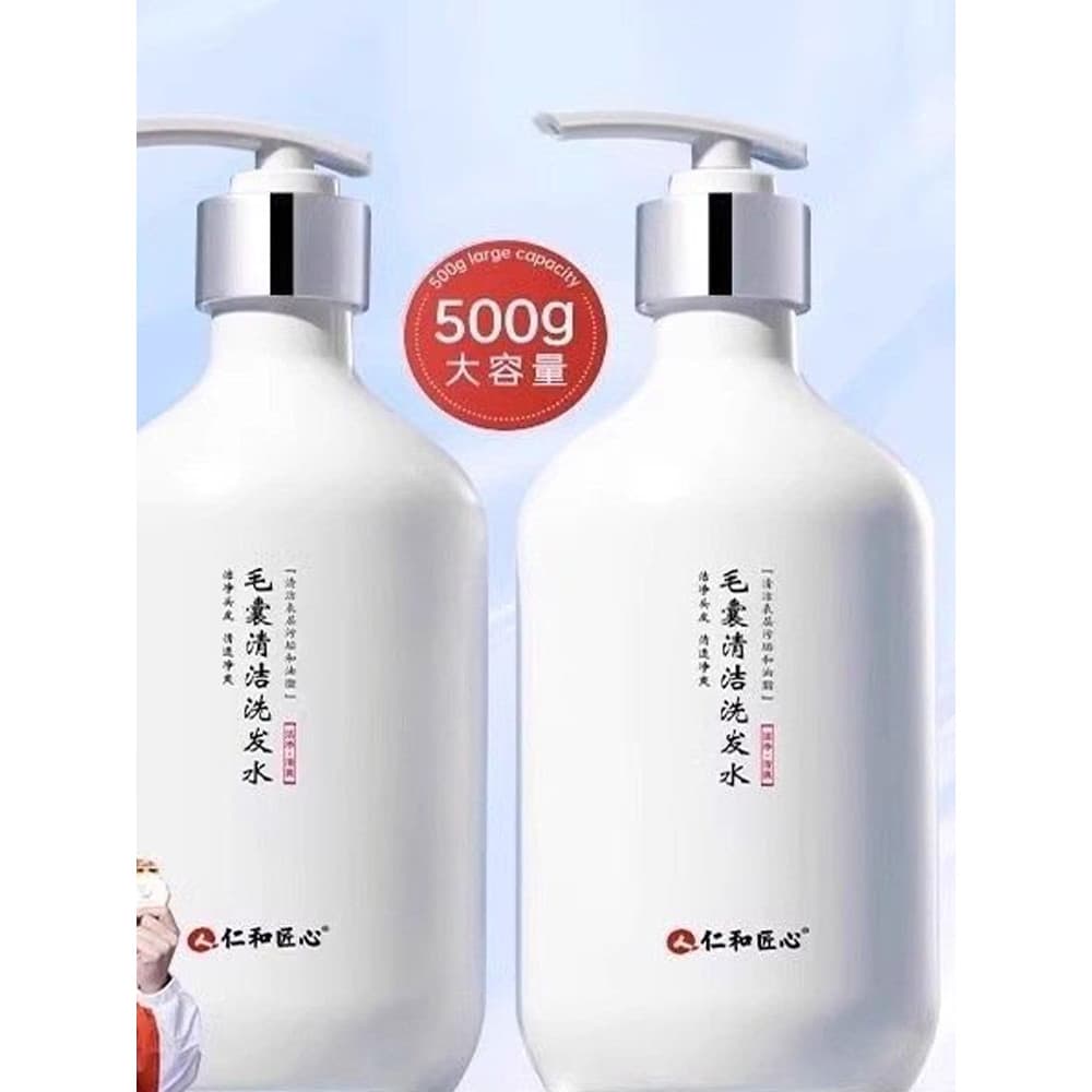 Renhe Ingenuity Shampoo de limpeza de folículo capilar Inflamação Anticaspa Anticoceira Selenio Disulfide Couro Cabeludo