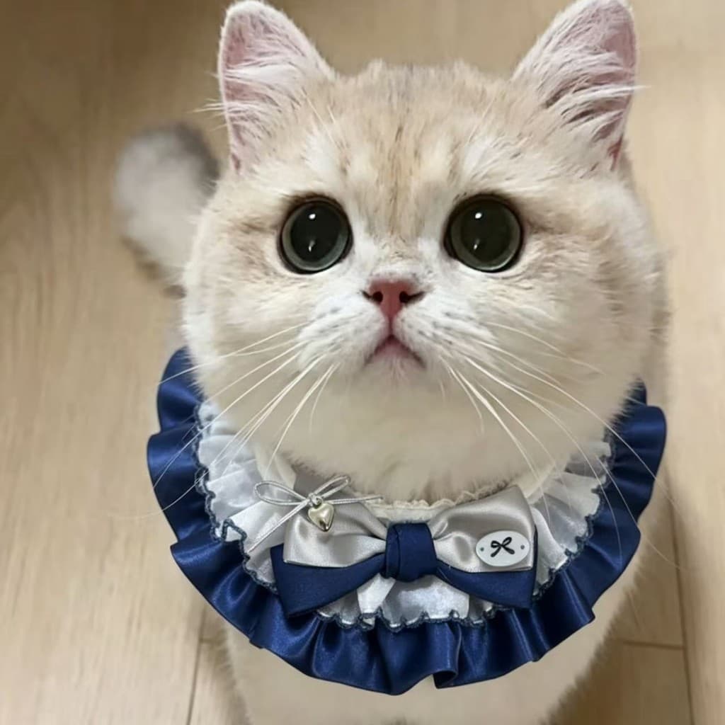 Moda jogar boneca Muppet Pet gato babador gato cão arco médio pequeno médio tamanho cão coleira de alto valor
