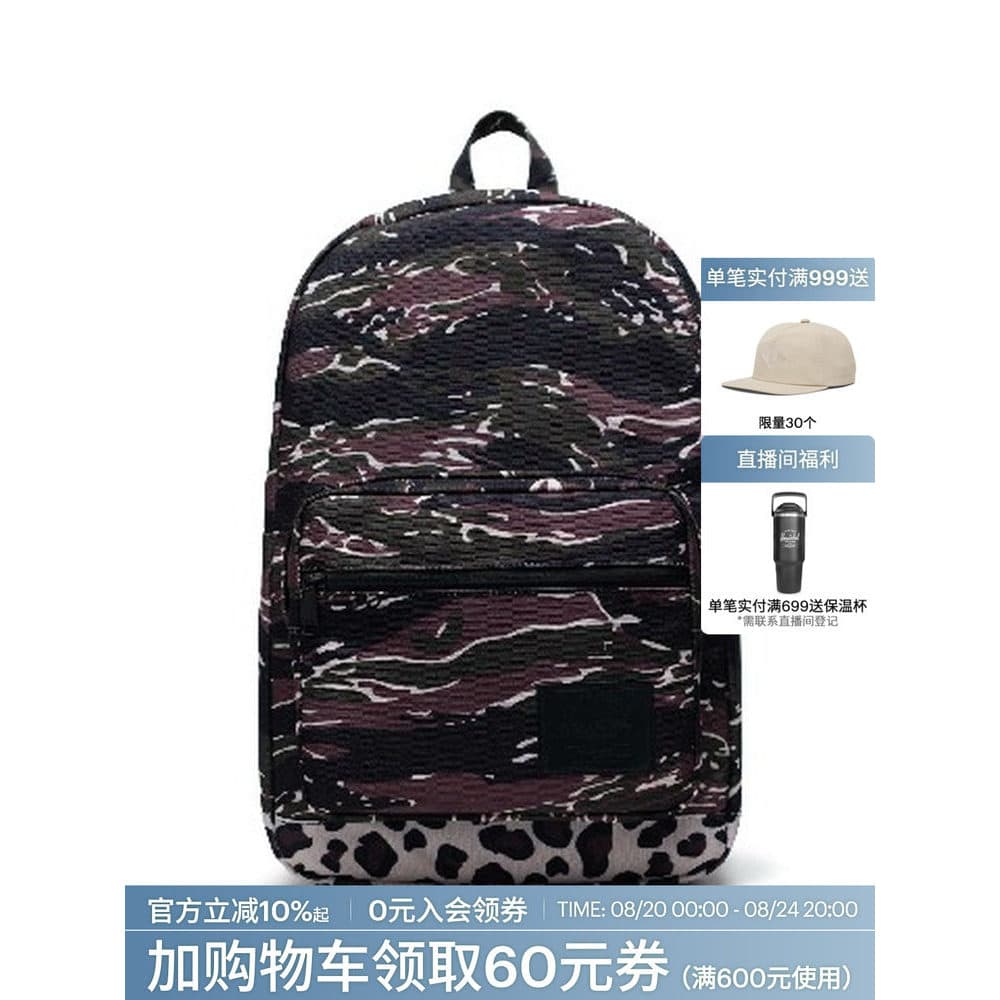 Herschel Herschel Pop Quiz Moda Mochila Moderna Homens Mulheres Mochila Bolsa Escolar de Grande Capacidade [Recomendado]