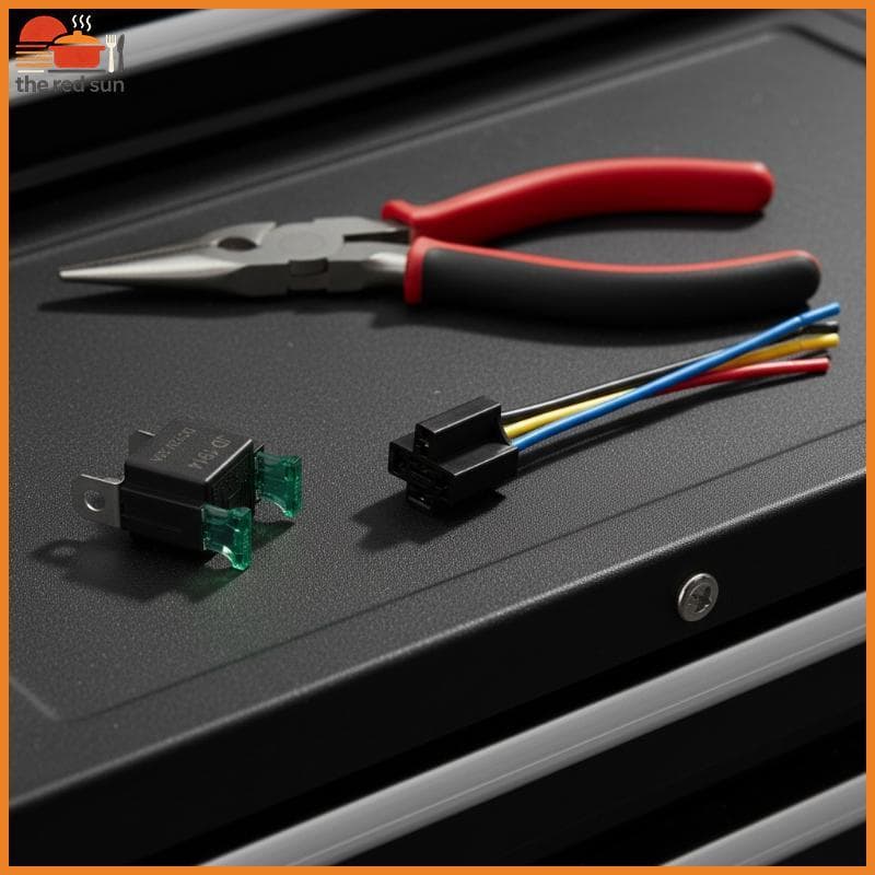 TSBR Relé Automotivo 4Pin 5Pin Interruptor À Prova D'água 30A 12V 24V Com Fusível 14AWG 16AWG Fio Para Aplicações Offroa