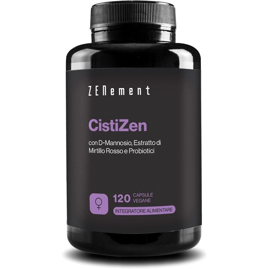 CistiZen – D-Mannose, arando e ingredientes fermentados – 120 cápsulas vegetarianas.