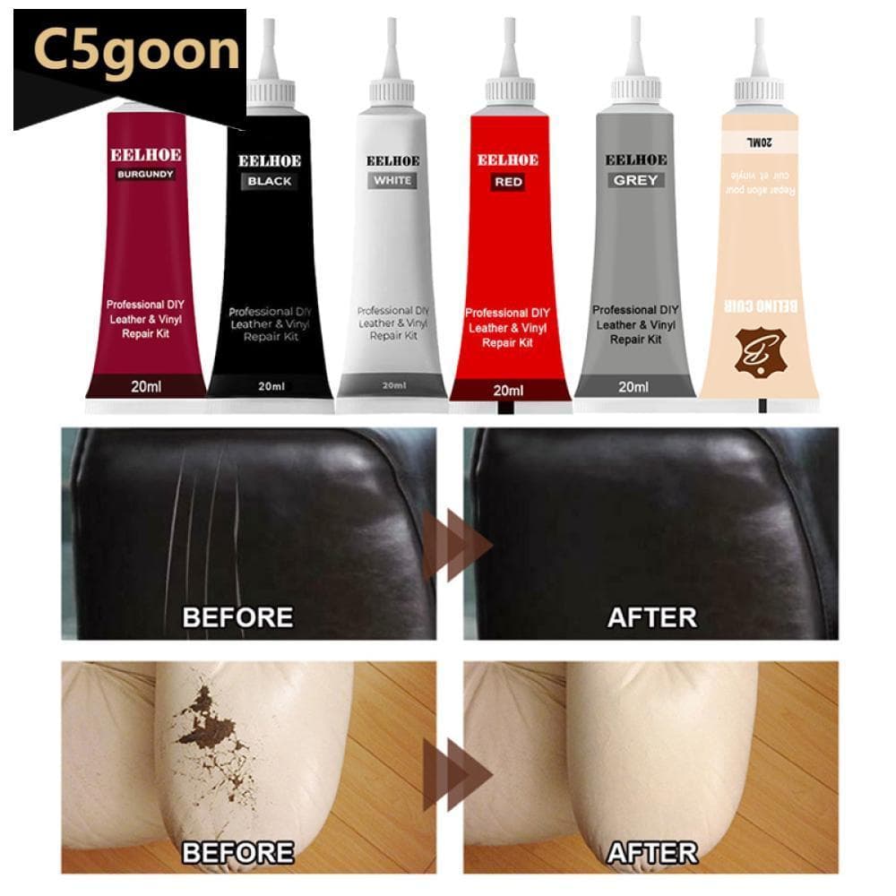 C5GOON 20ml Gel De Reparo De Couro Reparação De Carro Arranhões Rachaduras Casa Assento Sofá Complementar Remodelação Cr