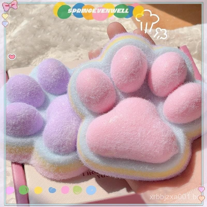Brinquedo de Alívio de Estresse em Forma de Pata de Gato Gigante e Macio, Brinquedo Sensorial Extra Grande NDXM