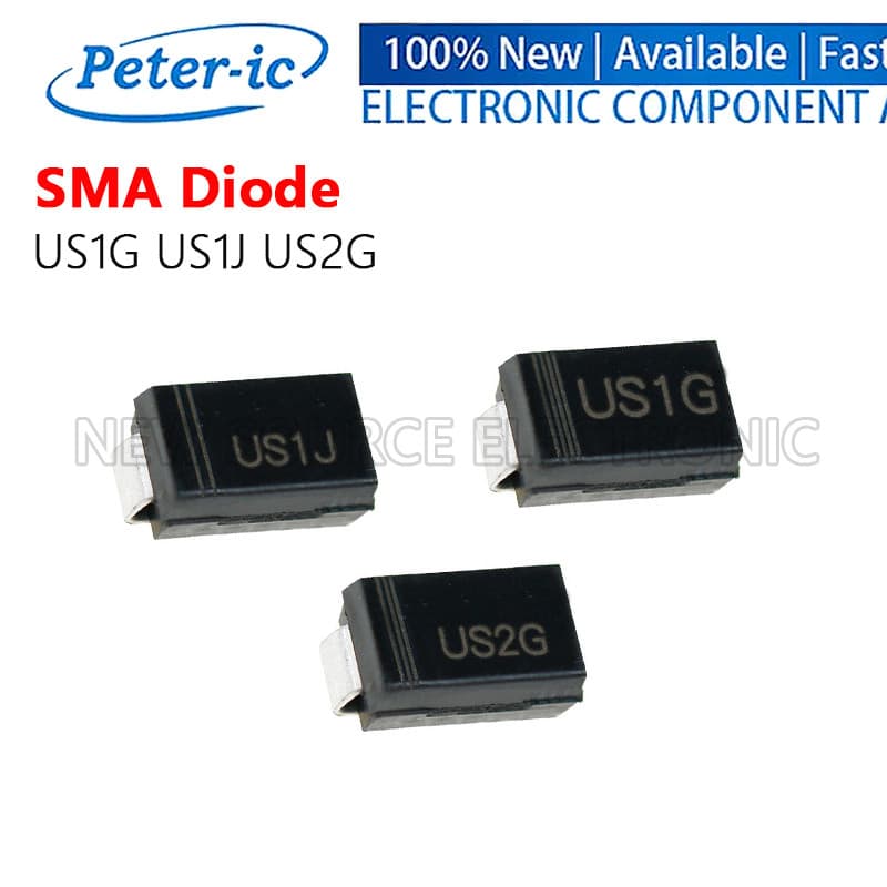 (20 Unidades) US1G US1J US2G SMA Diodo Retificador De Recuperação Ultra Rápida