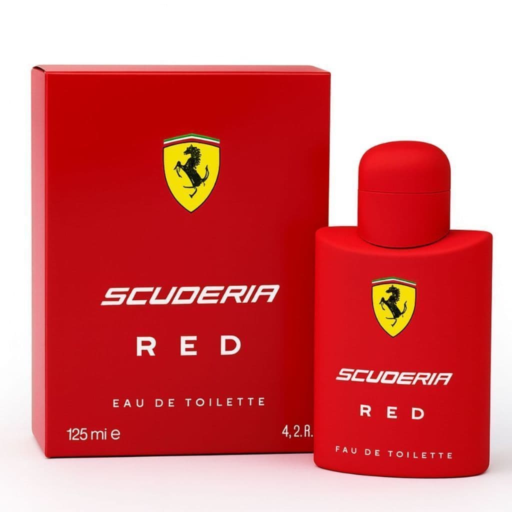 Kit até 02 Perfumes 100 Ml Ferrari Red + Black  kit Luxo Masculino Perfume Masculino