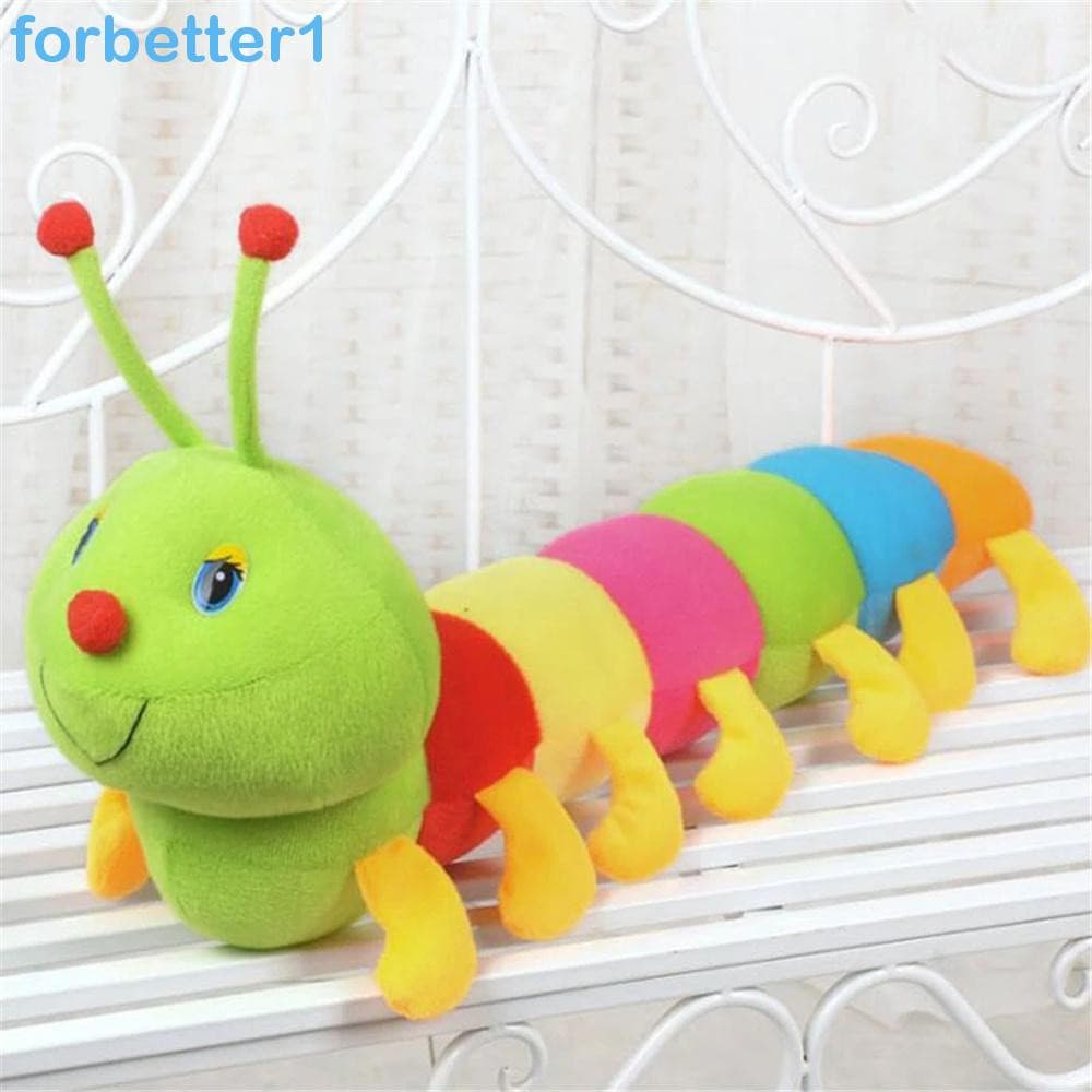 FORBETTER Insetos Recheados Fofinhos Multicolor Aniversário Algodão Macio Brinquedos Com Minhocas De Polegada