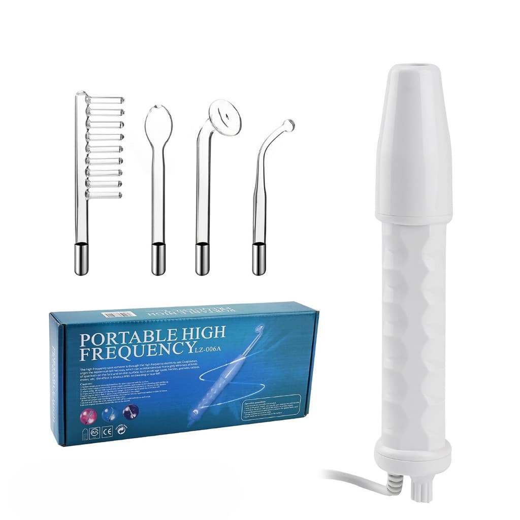 Aparelho Portátil de Alta Frequência 4 Eletrodos – Estética Facial e Capilar