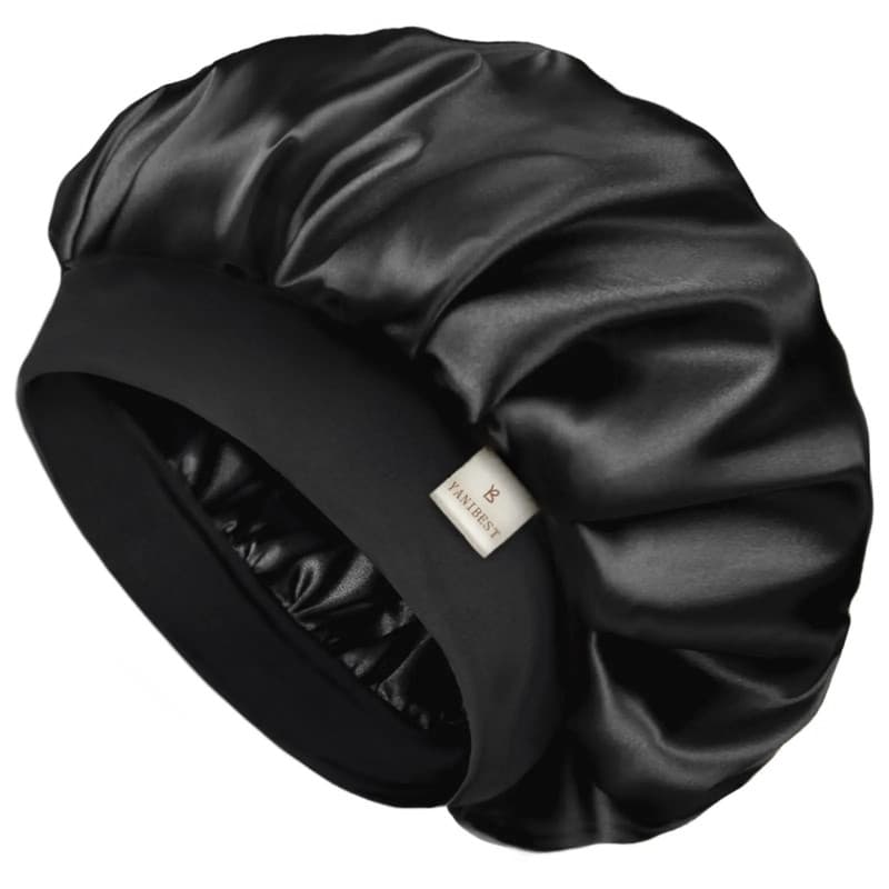 YANIBEST Touca para Homens, Touca de Cabelo para Mulheres, Toucas de Cetim de Dupla Camada para Cabelos Cacheados e Tran