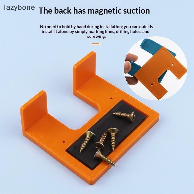 Gabarito De Dobradiça De Gabinete Com Design Magnético , Posição Precisa De 2 Mm