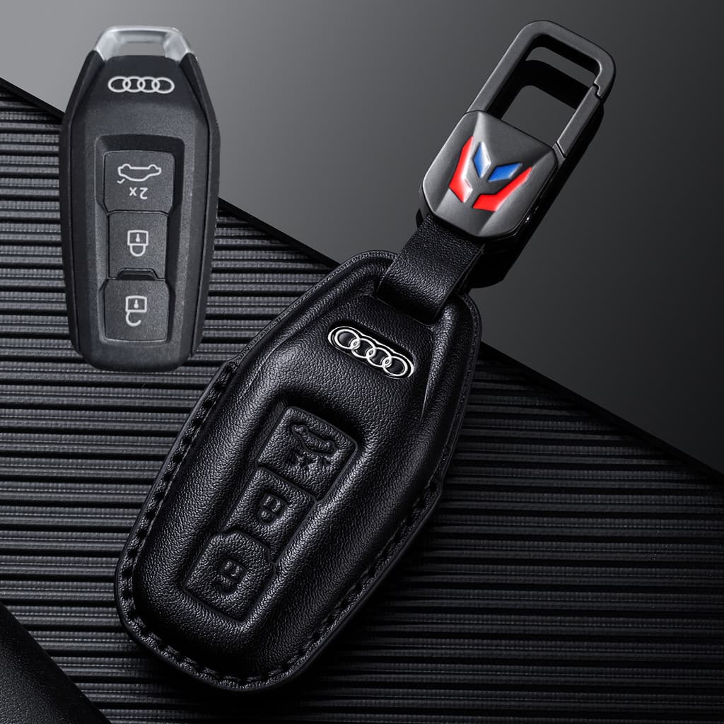 Audi A5L capa de chave couro genuíno 2026 S5 caso chave do carro RS5 controle remoto fivela protetora dedicado Sportback